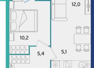 Продажа 2-ком. квартиры, 41.1 м2, Ижевск, улица Архитектора П.П. Берша, 44