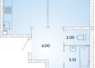 2-комнатная квартира на продажу, 59.3 м2, Краснодарский край, улица Доблести, 10