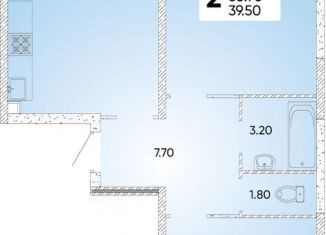 Продается 2-комнатная квартира, 70.4 м2, Краснодар, Прикубанский округ, улица Доблести, 10