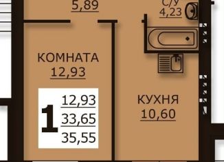 Продаю 1-ком. квартиру, 35.6 м2, Ивановская область, Лесная улица