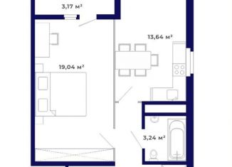 Продаю 1-ком. квартиру, 49.5 м2, Иркутская область