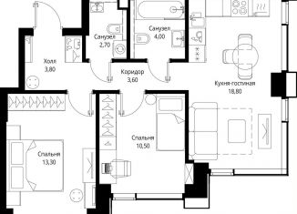 Продажа 2-комнатной квартиры, 56.7 м2, Москва, район Покровское-Стрешнево