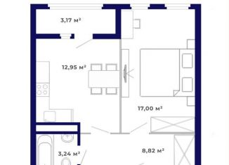 Продается 1-ком. квартира, 45.2 м2, Иркутская область