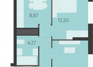 Продаю 2-ком. квартиру, 44.6 м2, Свердловская область, улица Академика Ландау, 17/7к2