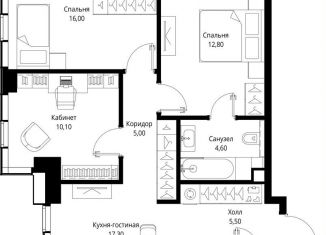 Продам 3-ком. квартиру, 74.9 м2, Москва, СЗАО