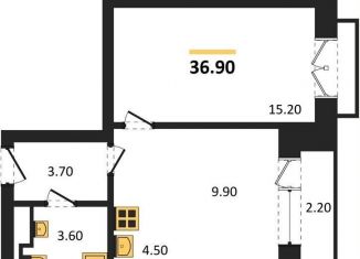 Продаю 2-комнатную квартиру, 36.9 м2, Новосибирск, Красный проспект, 236