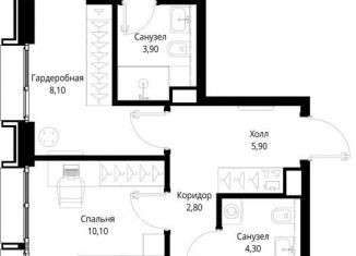 Продается 2-ком. квартира, 67.6 м2, Москва, район Покровское-Стрешнево