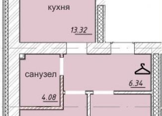 Продам двухкомнатную квартиру, 45.4 м2, Казань, ЖК Новые Горки