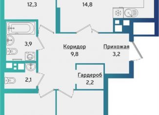 Продам 4-ком. квартиру, 84.8 м2, Ижевск, Устиновский район