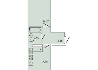 Продажа 2-комнатной квартиры, 47.3 м2, Ростов-на-Дону