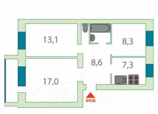 Продается 3-ком. квартира, 52 м2, Тюмень, улица Московский Тракт, 117