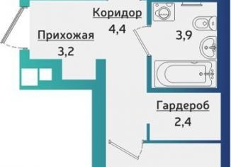 Продам 2-комнатную квартиру, 51.7 м2, Удмуртия