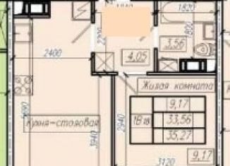 Продаю 1-комнатную квартиру, 35.3 м2, Самарская область