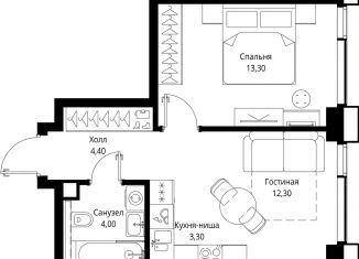 Продаю 1-комнатную квартиру, 37.3 м2, Москва, район Покровское-Стрешнево