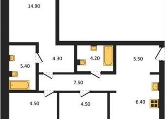 Продам 4-ком. квартиру, 96.2 м2, Новосибирск, Заельцовский район, Красный проспект, 236