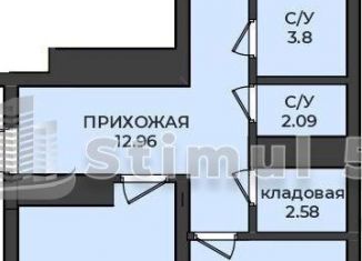 Продается 2-ком. квартира, 78.2 м2, Оренбург, улица Ильи Глазунова, 8/1, Ленинский район