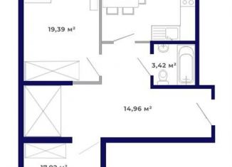 Продажа 2-комнатной квартиры, 70.9 м2, рабочий поселок Маркова