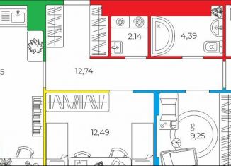 Продается 3-ком. квартира, 91.1 м2, село Осиновая Гора, Восточная улица, 21