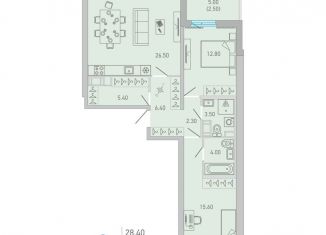 Продается 2-комнатная квартира, 79 м2, Ленинградская область, улица Ларина, 9