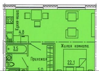 Продам однокомнатную квартиру, 35.4 м2, Пензенская область, улица Яшиной, 12