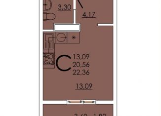 Квартира на продажу студия, 22.4 м2, Ростов-на-Дону