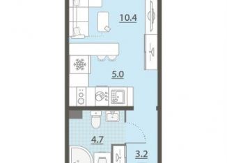 Продается квартира студия, 23.3 м2, Екатеринбург, улица Архитектора Белянкина