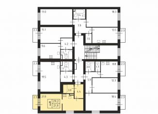 Продается квартира студия, 29.2 м2, Ленинградская область, посёлок Щеглово, 94