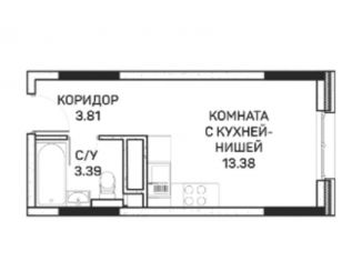 Продаю квартиру студию, 20.8 м2, Москва, улица Корнейчука, 27, район Бибирево