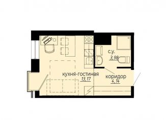 Продам квартиру студию, 21.3 м2, Санкт-Петербург, Выборгский район