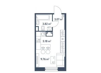 Продам квартиру студию, 21.8 м2, Москва, жилой комплекс Светлый Мир Станция Л, к8