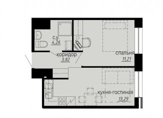 1-ком. квартира на продажу, 32.6 м2, Санкт-Петербург