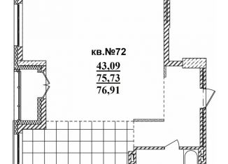 Продается 3-ком. квартира, 76.5 м2, Новосибирская область, Садовая улица, 17