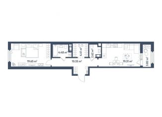 Продажа 1-комнатной квартиры, 62.9 м2, Санкт-Петербург, метро Московские ворота