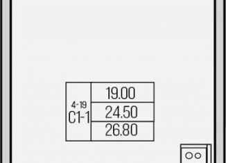 Продаю квартиру студию, 26.8 м2, Ленинградская область, Железнодорожная улица, 5А