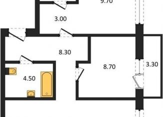 Продаю 2-ком. квартиру, 62.7 м2, Новосибирск