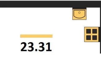 Продаю квартиру студию, 23.3 м2, Воронежская область, улица Теплоэнергетиков, 17к4