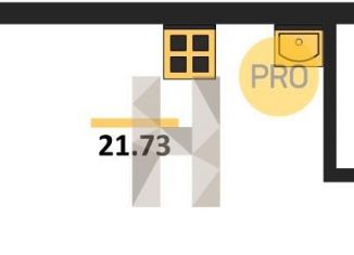 Продам квартиру студию, 21.7 м2, Воронежская область, Покровская улица, 19