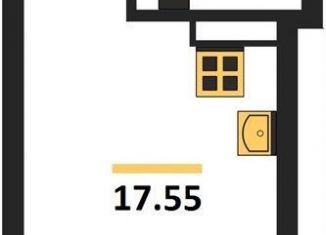 Продажа квартиры студии, 17.6 м2, Воронежская область, улица Славы, 7