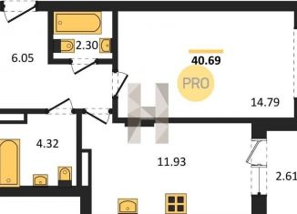 Продам 1-комнатную квартиру, 40.7 м2, Воронежская область, Покровская улица, 19