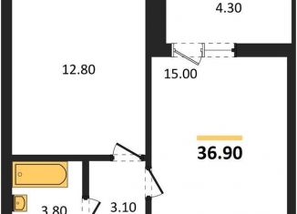 Продаю 1-ком. квартиру, 36.9 м2, Воронежская область