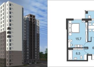 Продаю однокомнатную квартиру, 44.5 м2, Волгоград, Гагринская улица, 3, Красноармейский район