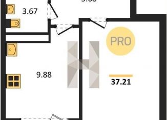 Продажа 1-комнатной квартиры, 37.2 м2, Воронежская область, улица Славы, 7