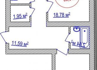 Продаю двухкомнатную квартиру, 60 м2, Республика Башкортостан, улица Лётчиков, 1/9