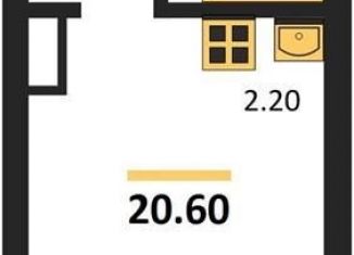 Квартира на продажу студия, 20.6 м2, Воронеж, Коминтерновский район