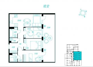 Продается 3-ком. квартира, 112.1 м2, Тула, Зареченский территориальный округ