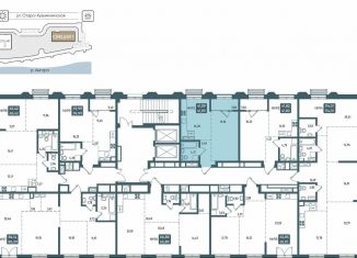 Продам 1-ком. квартиру, 41.6 м2, Иркутск