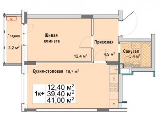 Продаю 1-ком. квартиру, 41 м2, Нижегородская область