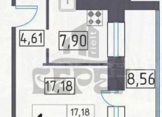 Продажа 1-ком. квартиры, 38.4 м2, село Осиново, улица Гагарина, 11Г