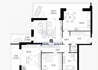 Продается 3-комнатная квартира, 119 м2, Москва, улица Виктора Маслова, 2, Даниловский район