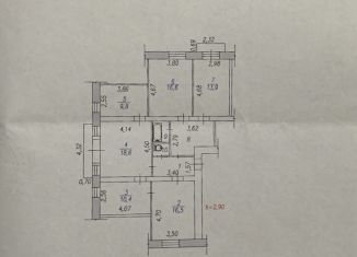 Продается многокомнатная квартира, 103.6 м2, Новокузнецк, Ростовская улица, 9